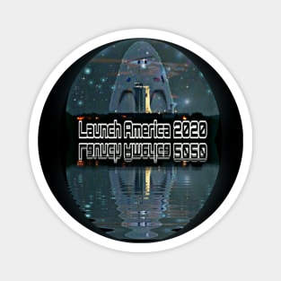 Launch America Reflections Magnet